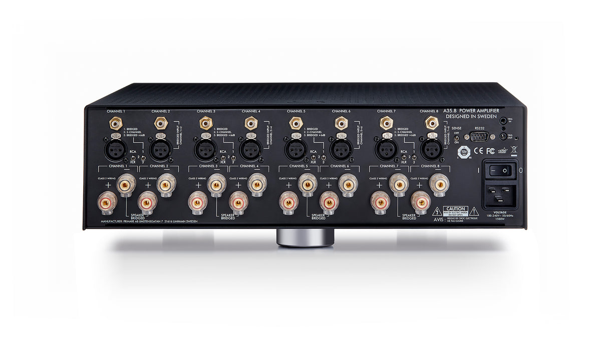 Primare A35.8 8 Channel Power Amplifier (Black / Titanium) - image 2