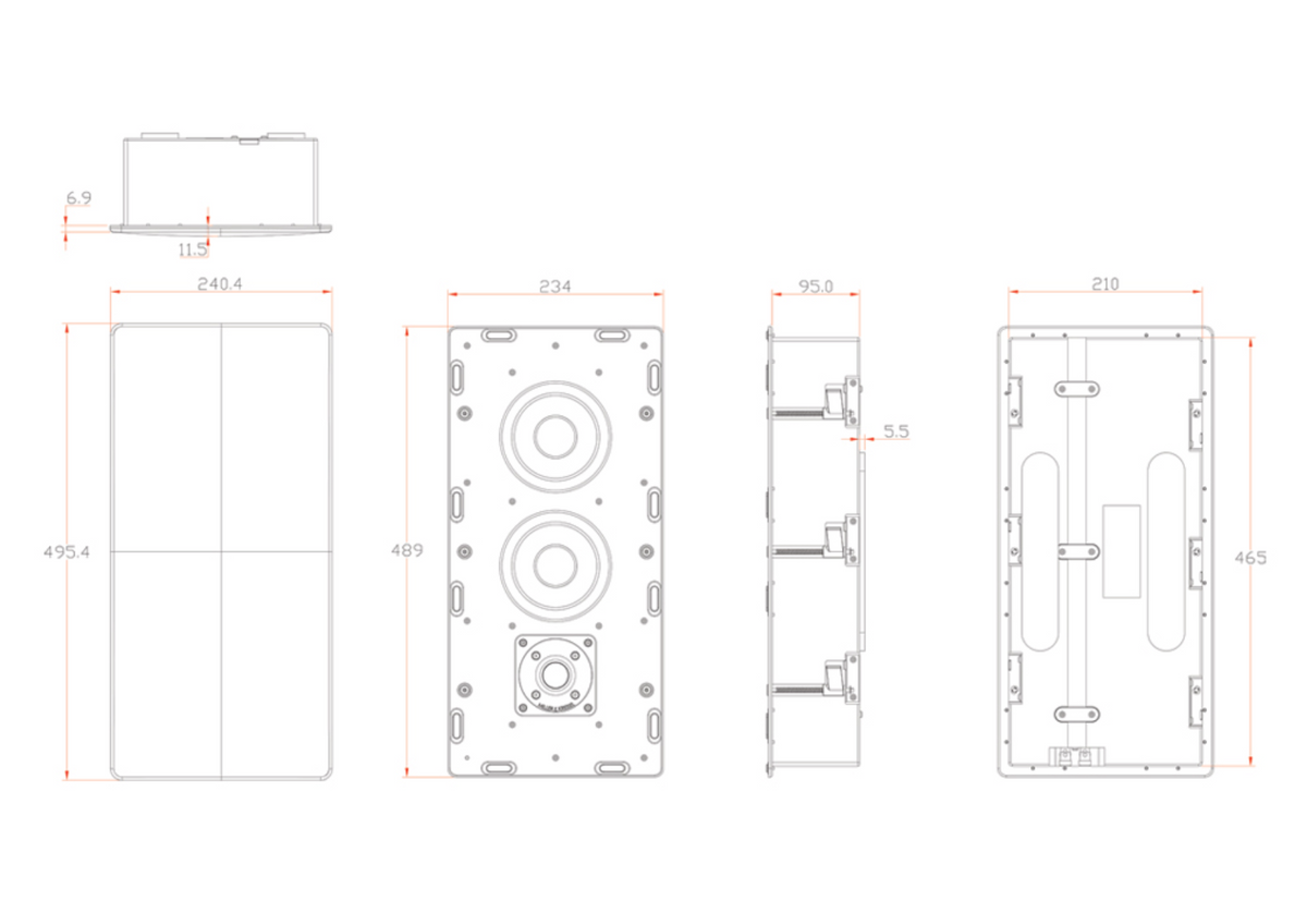 IW950 In Wall Loudspeaker - image 5