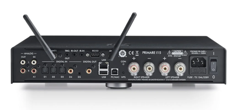 Primare I15 Stereo Integrated Modular Amplifier (Black / Titanium) - image 4