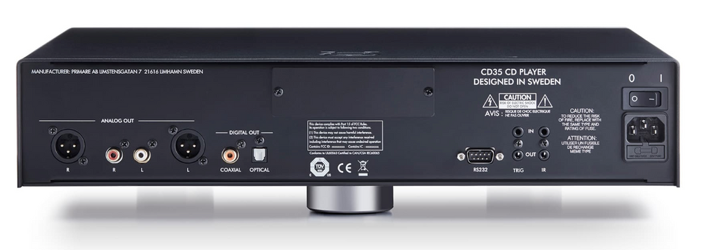 Primare CD35 Modular Compact Disc Player (Black / Titanium) - image 3