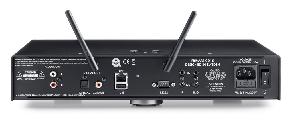 Primare CD15 Prisma CD and Network Player (Black / Titanium) - image 3