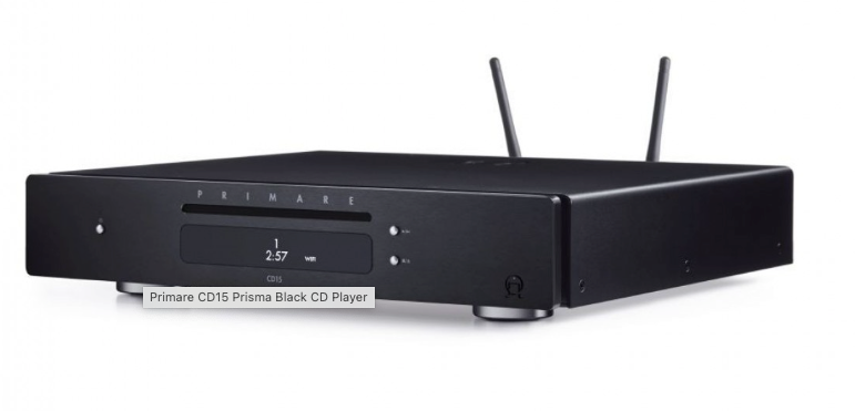 Primare CD15 Prisma CD and Network Player (Black / Titanium) - image 2