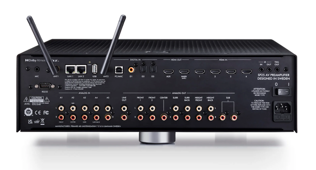 Primare SP25 Home Cinema Pre Amp / Processor (Black / Titanium) - image 3