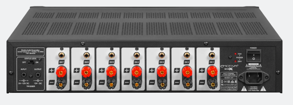 BasX A7+ Power Amplifier (7 Channel) - image 2