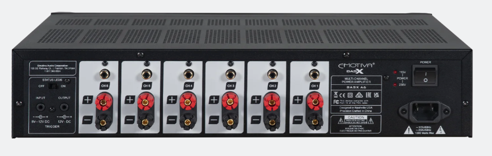 Emotiva BasX A6 Power Amplifier (6 Channel) - image 2