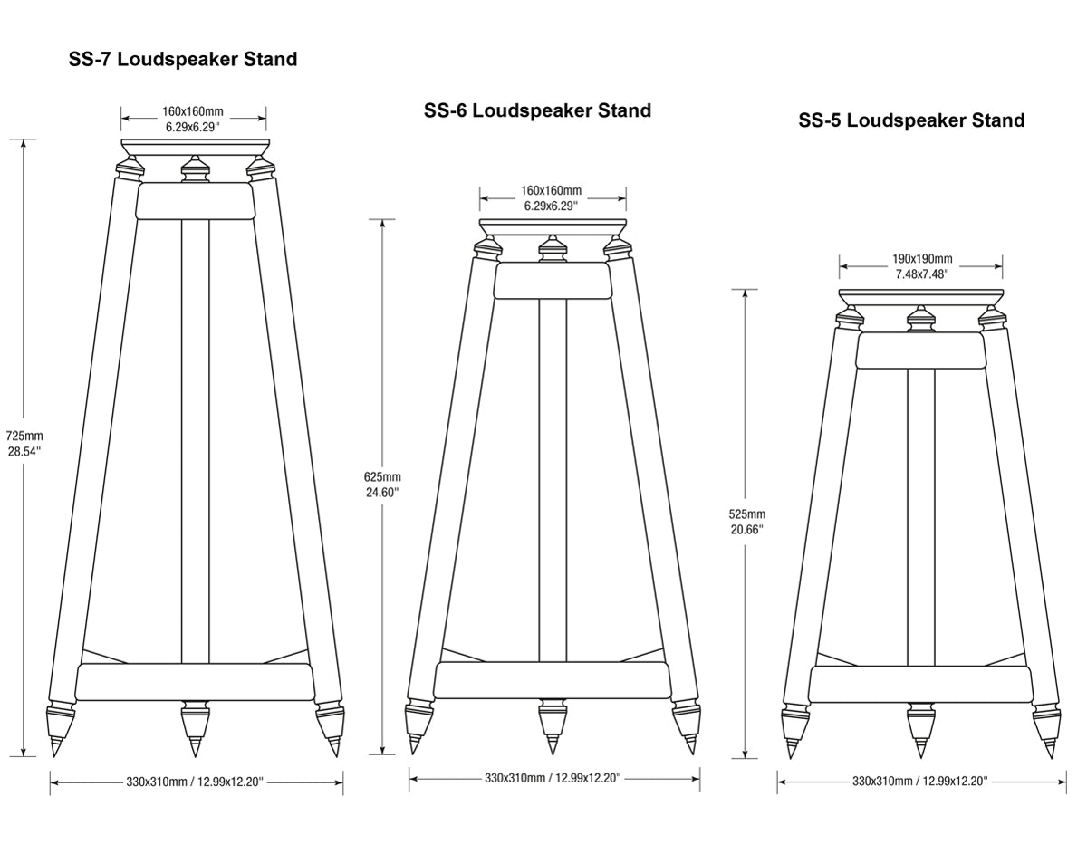 SS-5 Loudspeaker Stand (Black) - image 2