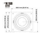 The 16 16" Active Sealed Subwoofer. Active Sealed 16" - image 2
